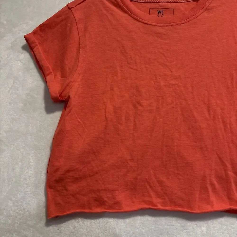 Free People We The Free The Perfect Tee Women's Small Radiant Watermelon Cropped